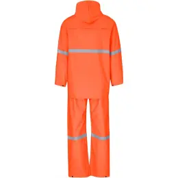 Tornado Rainsuit Polyester PVC Orange Back